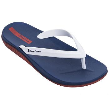 Ipanema Flip Flops Men Anatomic Lapa White Navy 278960OBQ Ireland